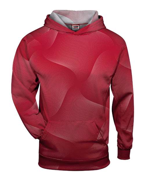 Youth Warp Hooded Long Sleeve T-Shirt | USA Decoration