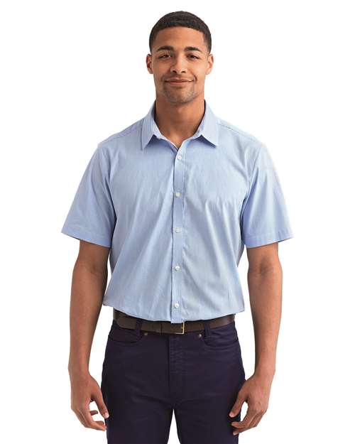 Microcheck Gingham Cotton Shirt | USA Decoration