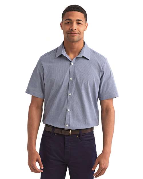 Microcheck Gingham Cotton Shirt | USA Decoration