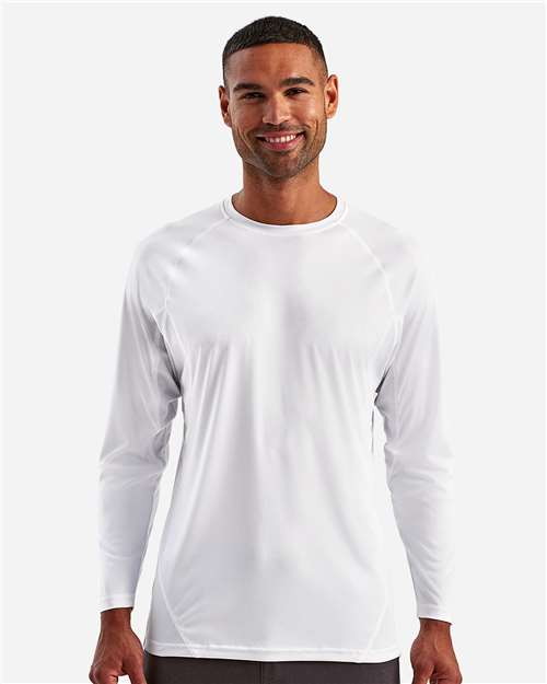 Panelled Tech Long Sleeve T-Shirt | USA Decoration