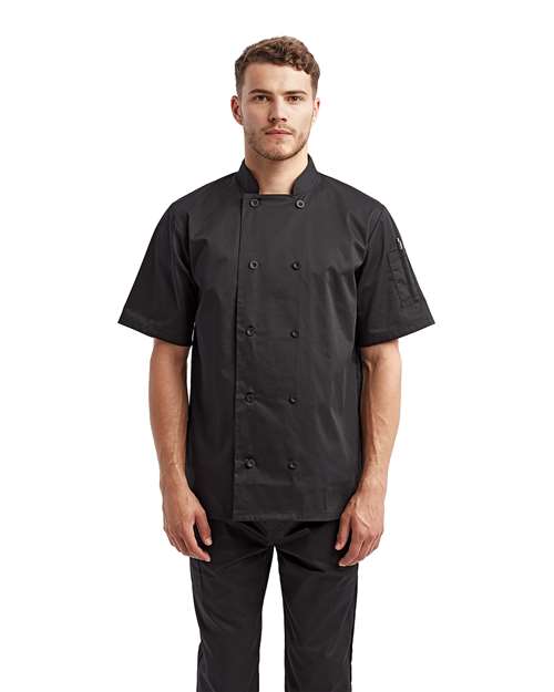 Short Sleeve Recycled Chef Coat | USA Decoration