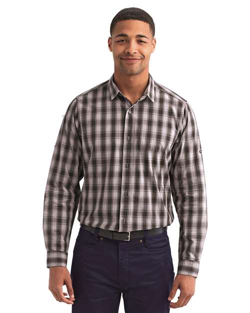 Mulligan Check Long-Sleeve Cotton Shirt | USA Decoration