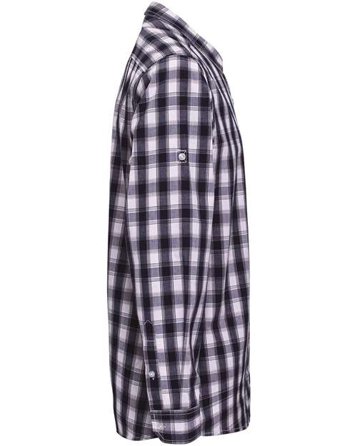 Mulligan Check Long-Sleeve Cotton Shirt | USA Decoration
