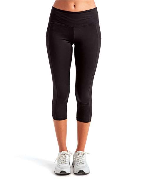 Women's Three-Quarter Performance Leggings | USA Decoration