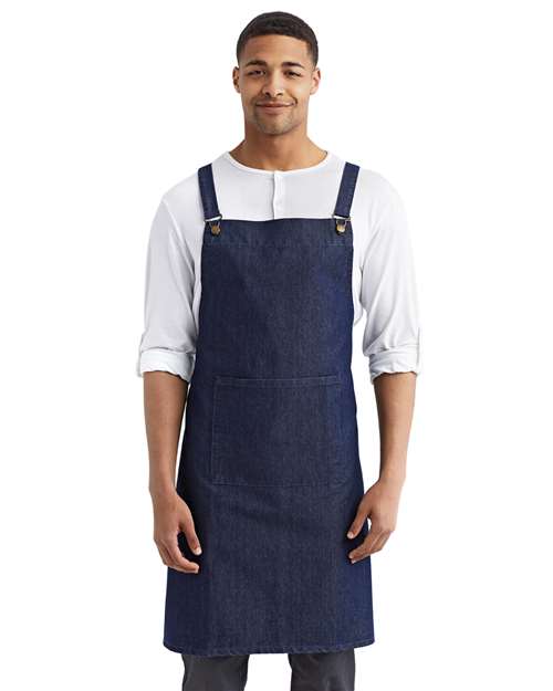 Cross Back Barista Apron with Pocket | USA Decoration