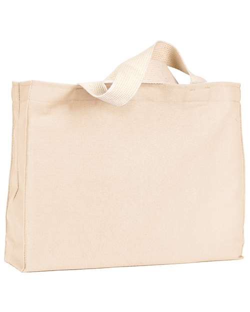 USA Made Cotton Canvas Medium Gusset Tote Bag | USA Decoration