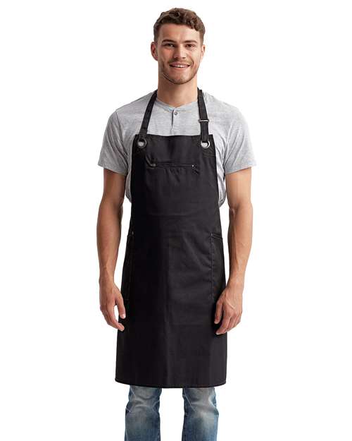 Barley Recycled Bib Apron with Pocket | USA Decoration