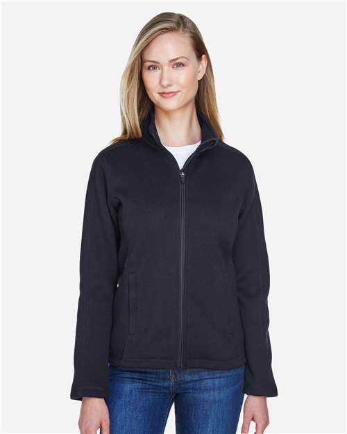 Women's Bristol Full-Zip Sweater Fleece Jacket | USA Decoration