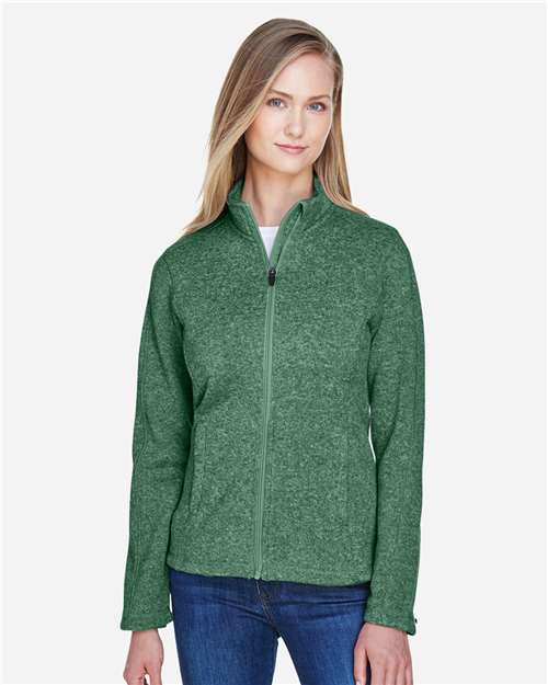 Women's Bristol Full-Zip Sweater Fleece Jacket | USA Decoration