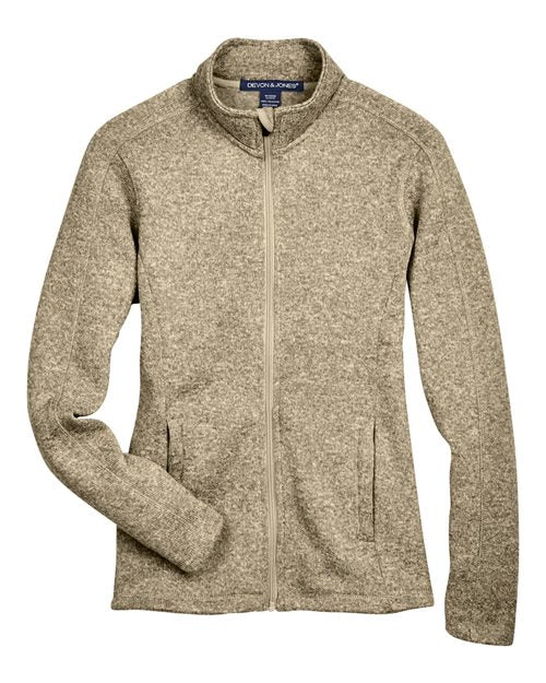 Women's Bristol Full-Zip Sweater Fleece Jacket | USA Decoration