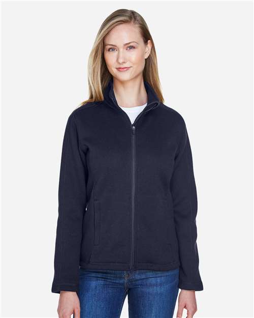 Women's Bristol Full-Zip Sweater Fleece Jacket | USA Decoration