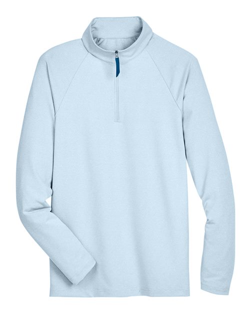 CrownLux Performance® Clubhouse Micro-Stripe Quarter-Zip Pullover | USA Decoration