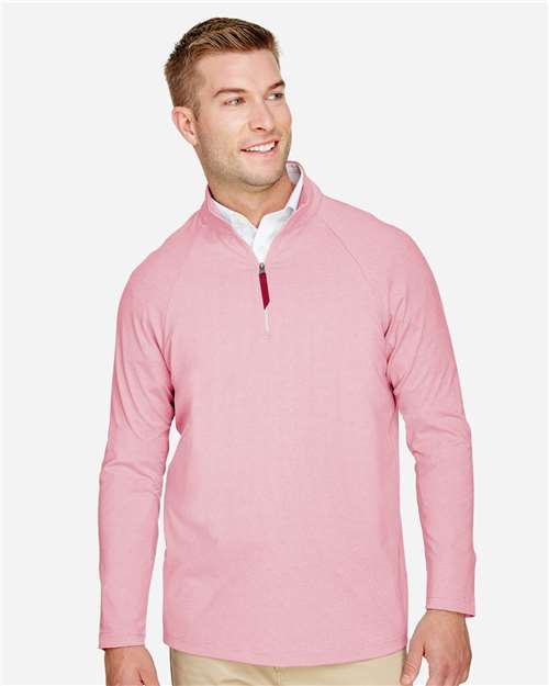 CrownLux Performance® Clubhouse Micro-Stripe Quarter-Zip Pullover | USA Decoration