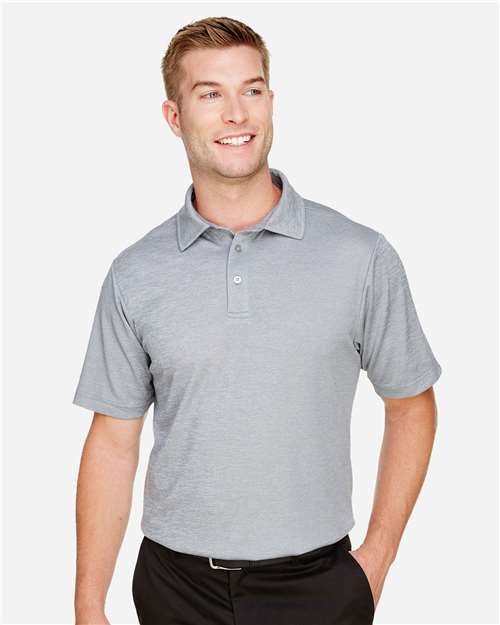 CrownLux Performance® Address Mélange Polo | USA Decoration