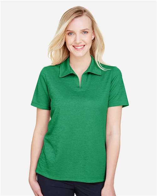 Women's CrownLux Performance® Address Melange Polo | USA Decoration