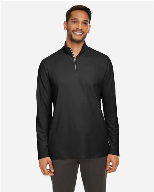 Fusion ChromaSoft™ Pique Quarter-Zip Pullover | USA Decoration
