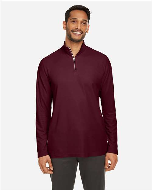 Fusion ChromaSoft™ Pique Quarter-Zip Pullover | USA Decoration