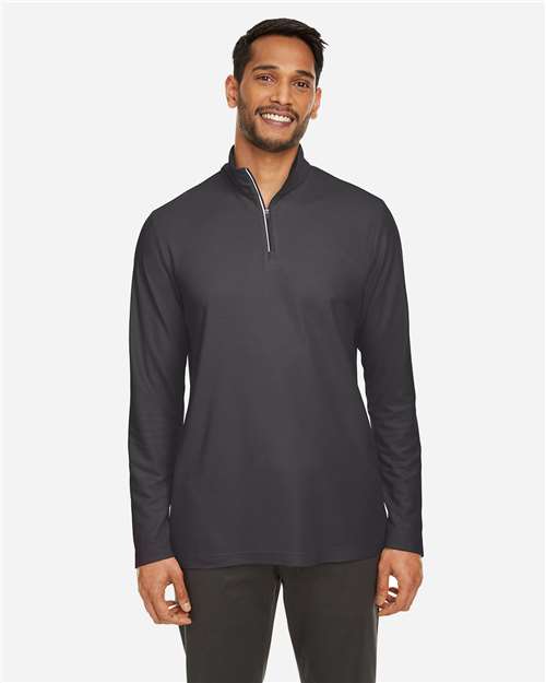 Fusion ChromaSoft™ Pique Quarter-Zip Pullover | USA Decoration