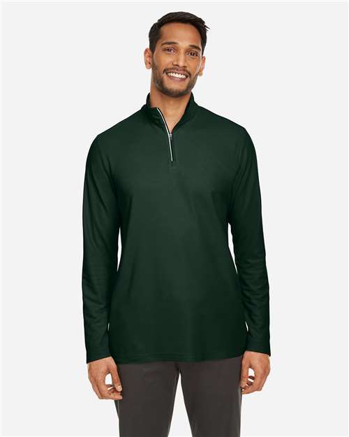 Fusion ChromaSoft™ Pique Quarter-Zip Pullover | USA Decoration