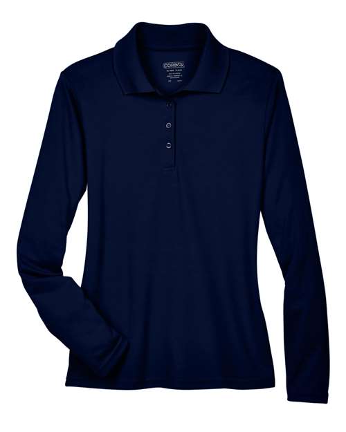 Women's Pinnacle Performance Long Sleeve Piqué Polo | USA Decoration