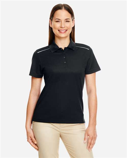 Women's Radiant Performance Piqué Polo with Reflective Piping | USA Decoration