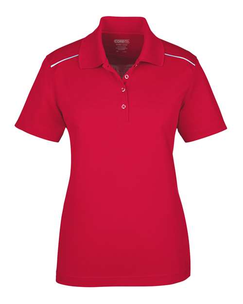 Women's Radiant Performance Piqué Polo with Reflective Piping | USA Decoration