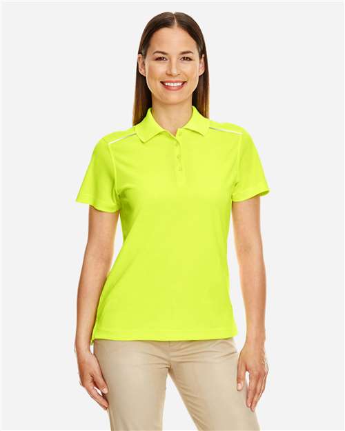 Women's Radiant Performance Piqué Polo with Reflective Piping | USA Decoration