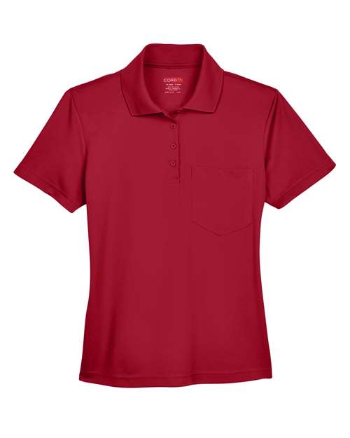 Women's Origin Performance Piqué Polo with Pocket | USA Decoration