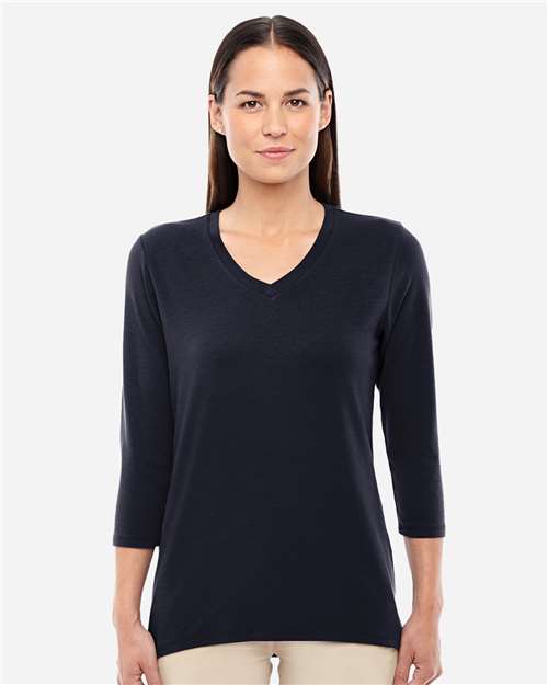 Women's Perfect Fit™ Bracelet-Length V-Neck Top | USA Decoration