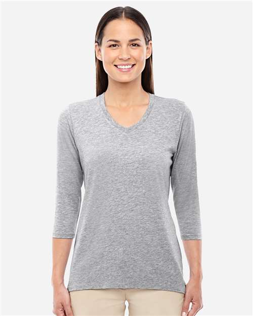Women's Perfect Fit™ Bracelet-Length V-Neck Top | USA Decoration