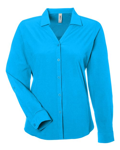 Women's Ultra UVP® Long Sleeve Marina Shirt | USA Decoration