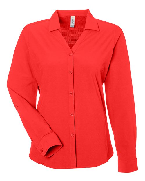 Women's Ultra UVP® Long Sleeve Marina Shirt | USA Decoration
