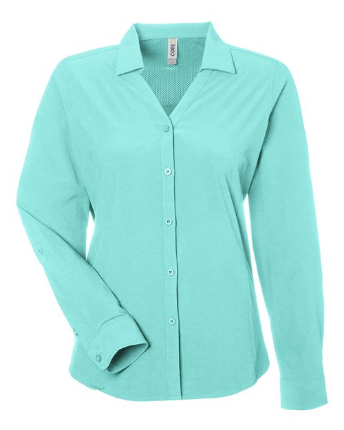 Women's Ultra UVP® Long Sleeve Marina Shirt | USA Decoration