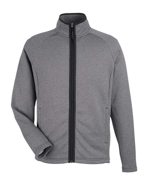 Venture Heathered Stripe Full-Zip | USA Decoration