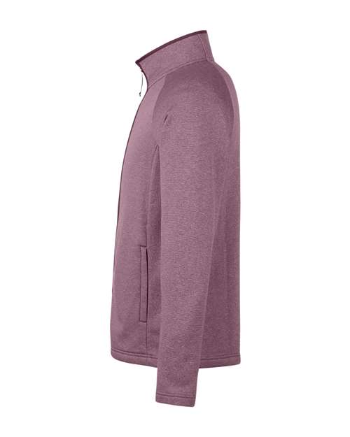 Venture Heathered Stripe Full-Zip | USA Decoration