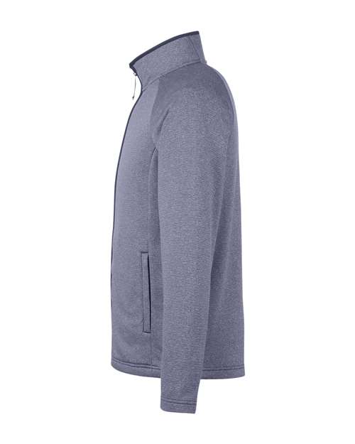 Venture Heathered Stripe Full-Zip | USA Decoration