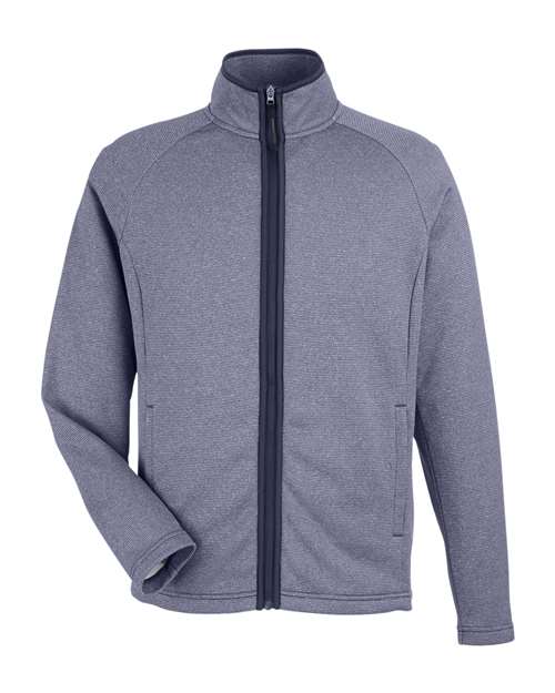 Venture Heathered Stripe Full-Zip | USA Decoration