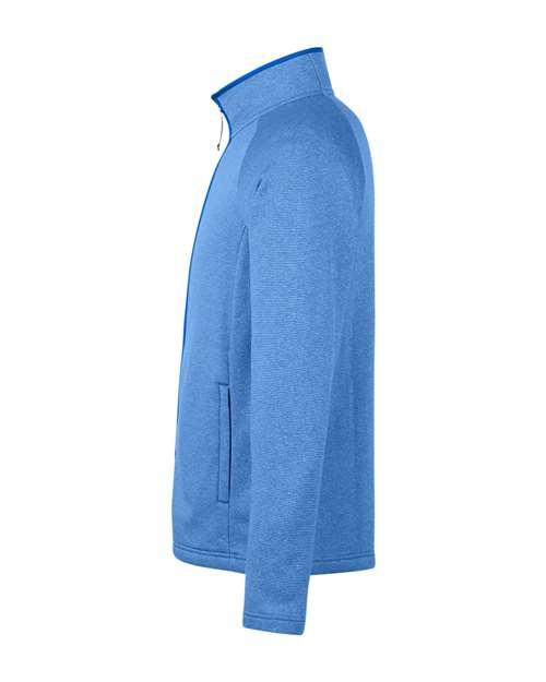Venture Heathered Stripe Full-Zip | USA Decoration