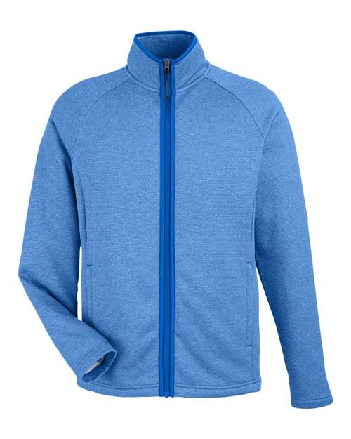 Venture Heathered Stripe Full-Zip | USA Decoration