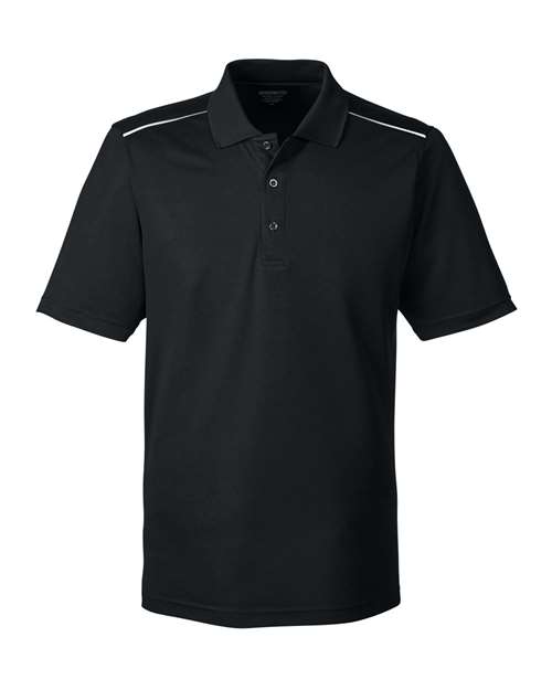 Radiant Performance Piqué Polo with Reflective Piping | USA Decoration