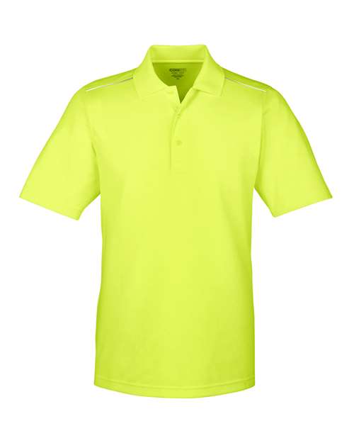 Radiant Performance Piqué Polo with Reflective Piping | USA Decoration