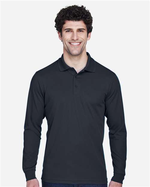 Tall Pinnacle Performance Long Sleeve Piqué Polo | USA Decoration