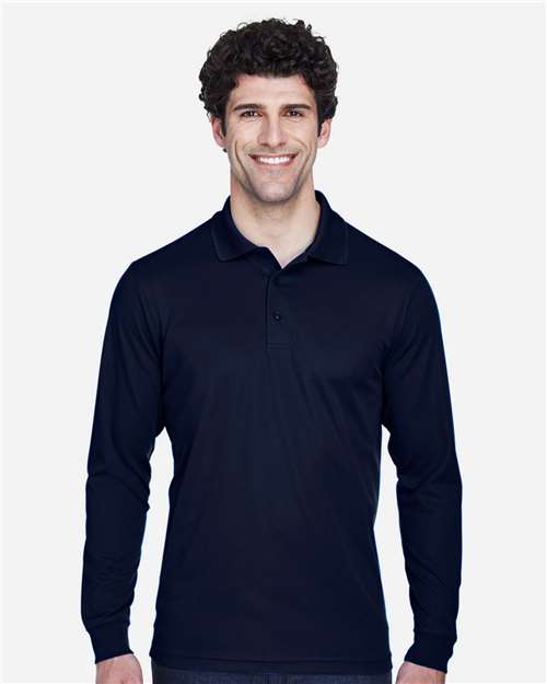 Tall Pinnacle Performance Long Sleeve Piqué Polo | USA Decoration