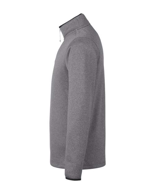 Venture Heathered Stripe Quarter-Zip Pullover | USA Decoration