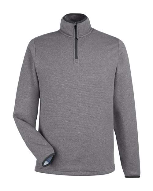 Venture Heathered Stripe Quarter-Zip Pullover | USA Decoration
