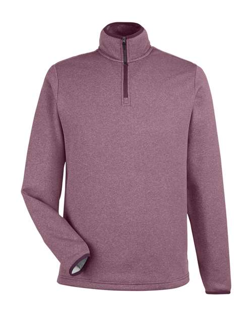 Venture Heathered Stripe Quarter-Zip Pullover | USA Decoration
