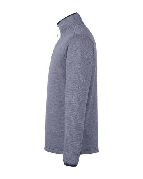 Venture Heathered Stripe Quarter-Zip Pullover | USA Decoration