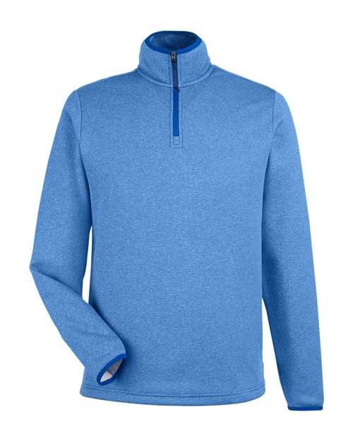 Venture Heathered Stripe Quarter-Zip Pullover | USA Decoration