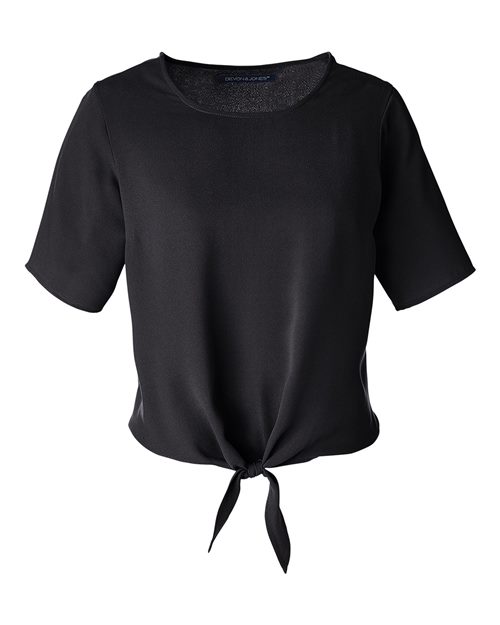 Women's Perfect Fit™ Tie Front Blouse | USA Decoration