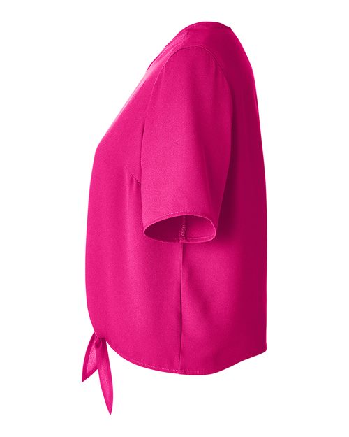 Women's Perfect Fit™ Tie Front Blouse | USA Decoration